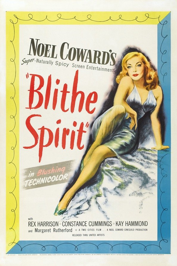 Original theatrical poster for Blithe Spirit (1945)