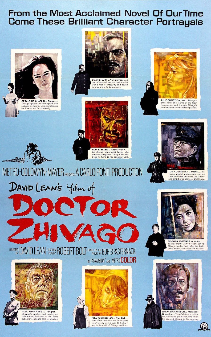 Original theatrical poster for Doctor Zhivago (1965)
