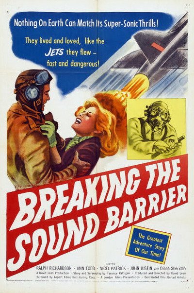 Original theatrical poster for The Sound Barrier (1952)